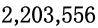 2,203,556