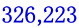 326,223 