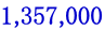1,357,000 