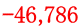 -46,786 