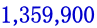 1,359,900 