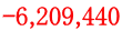 -6,209,440 